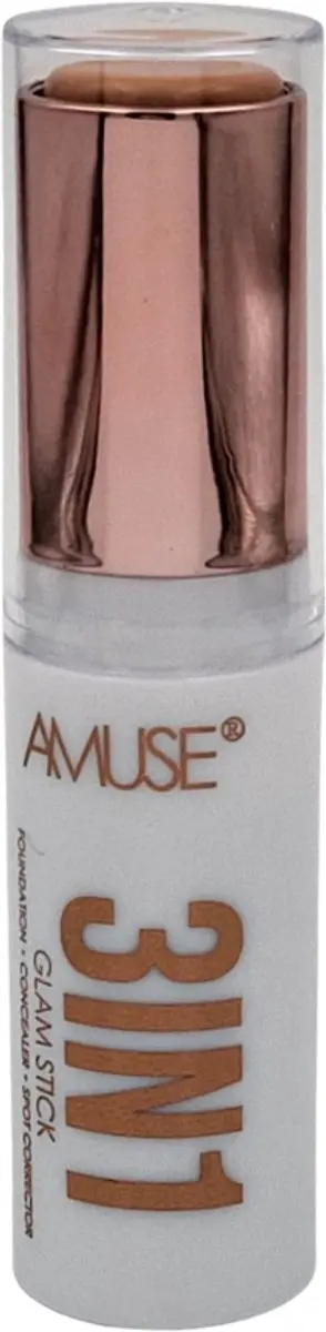 Amuse 3IN1 Glam Stick 05 Pecan - Foundation/Concealer 10g