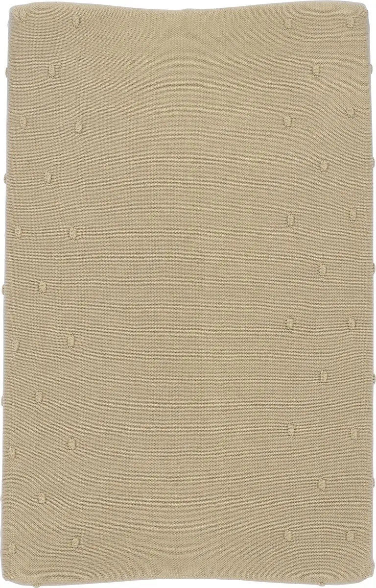 Meyco Baby Mini Knots Aankleedkussenhoes Sand 50x70cm