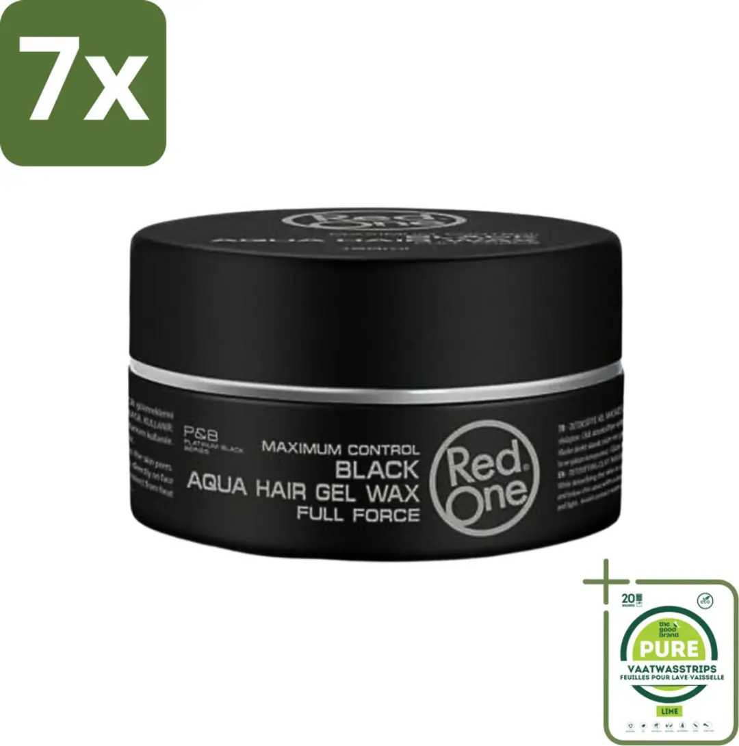 Red One Haarwax Black Aqua Gel Wax 1050ml