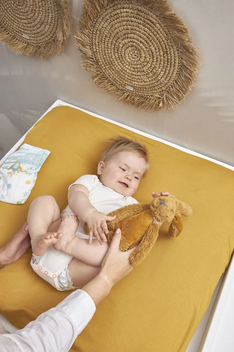 Meyco Baby Uni Aankleedkussenhoes 85x75cm - 2 Stuks