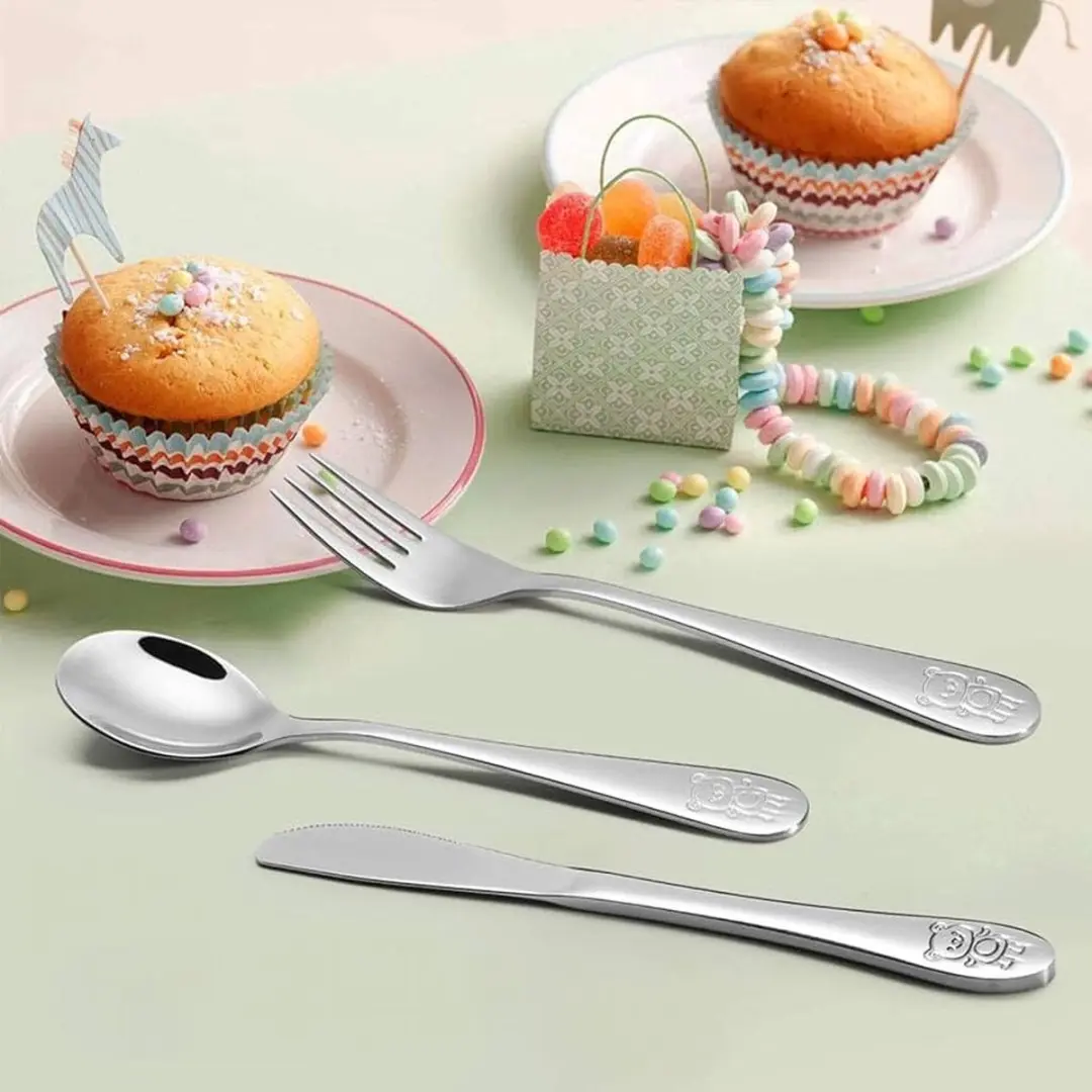 Amefa Kinderbestekset Bear 3-delig - 3 Stuks