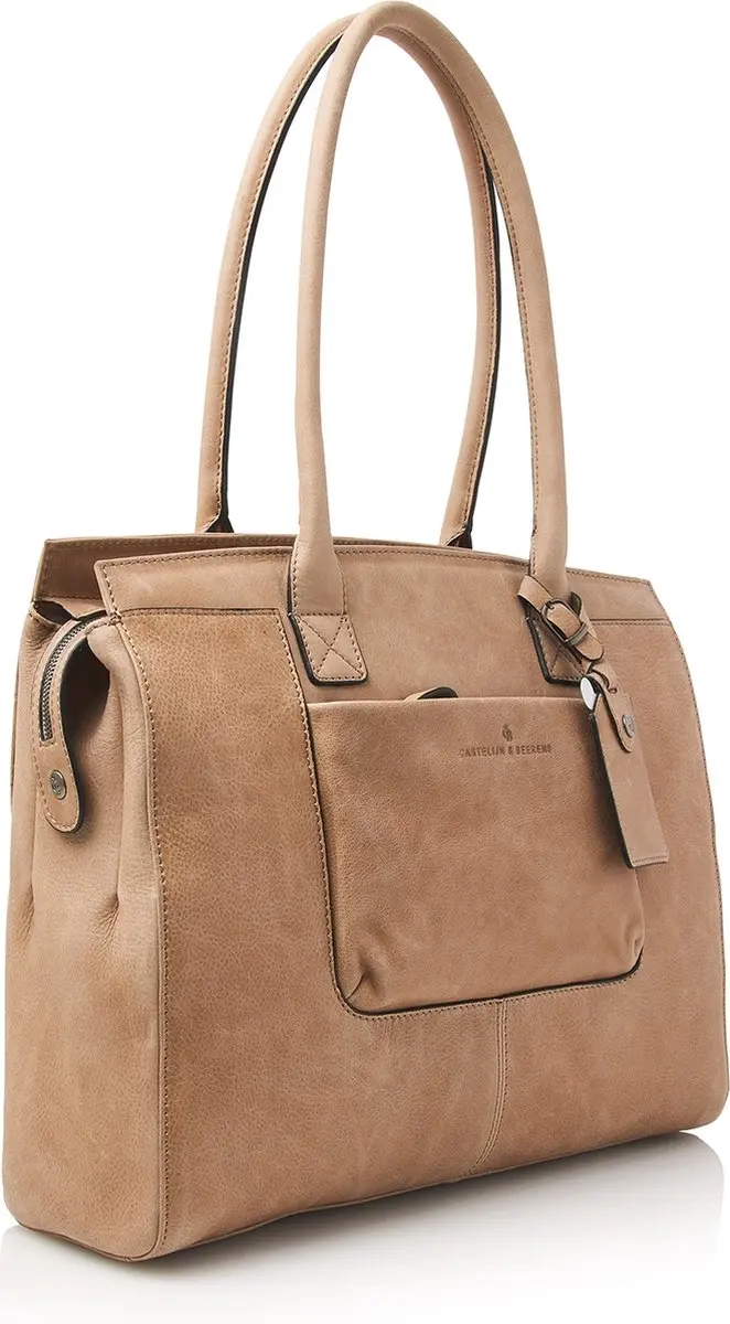 Castelijn & Beerens Laptoptas Carisma 15 inch - Beige