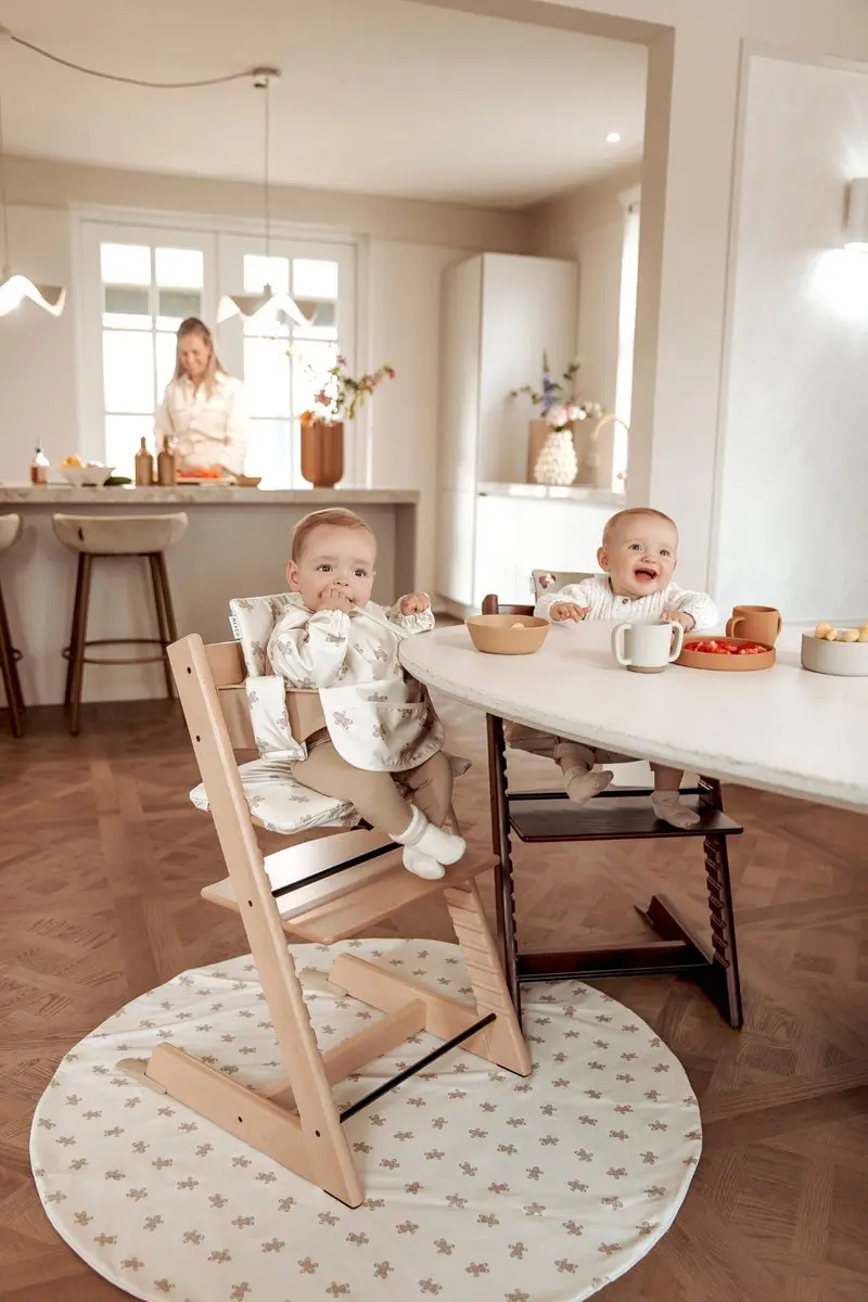 Meyco Baby Gingerbread Kinderstoel Knijpmat - Ø110cm - Soft Sand