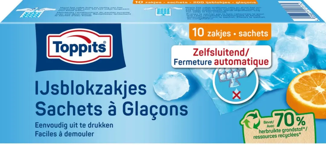 Toppits IJsblokzakjes - 30 Stuks