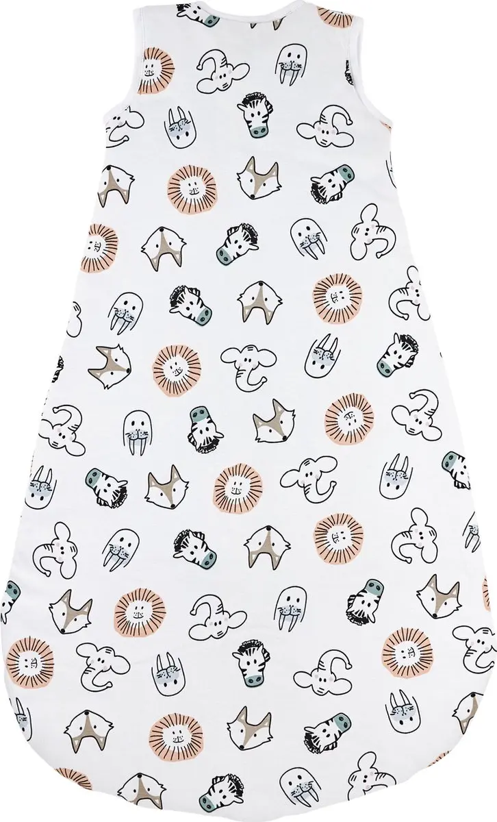 Meyco Baby Animal Slaapzak 86cm - 2.5 TOG - Multicolor