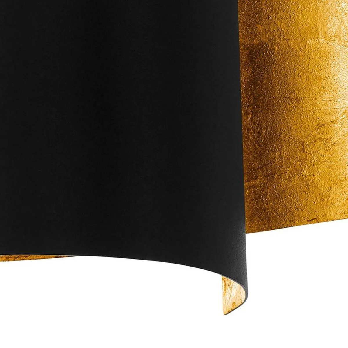 Eglo Falicetto Wandlamp E27 - 25cm - Zwart/Goud
