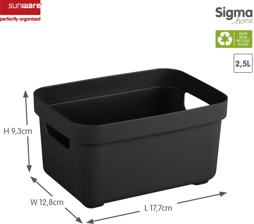 Sunware Sigma Home 2,5L Commodemandje - Set van 6