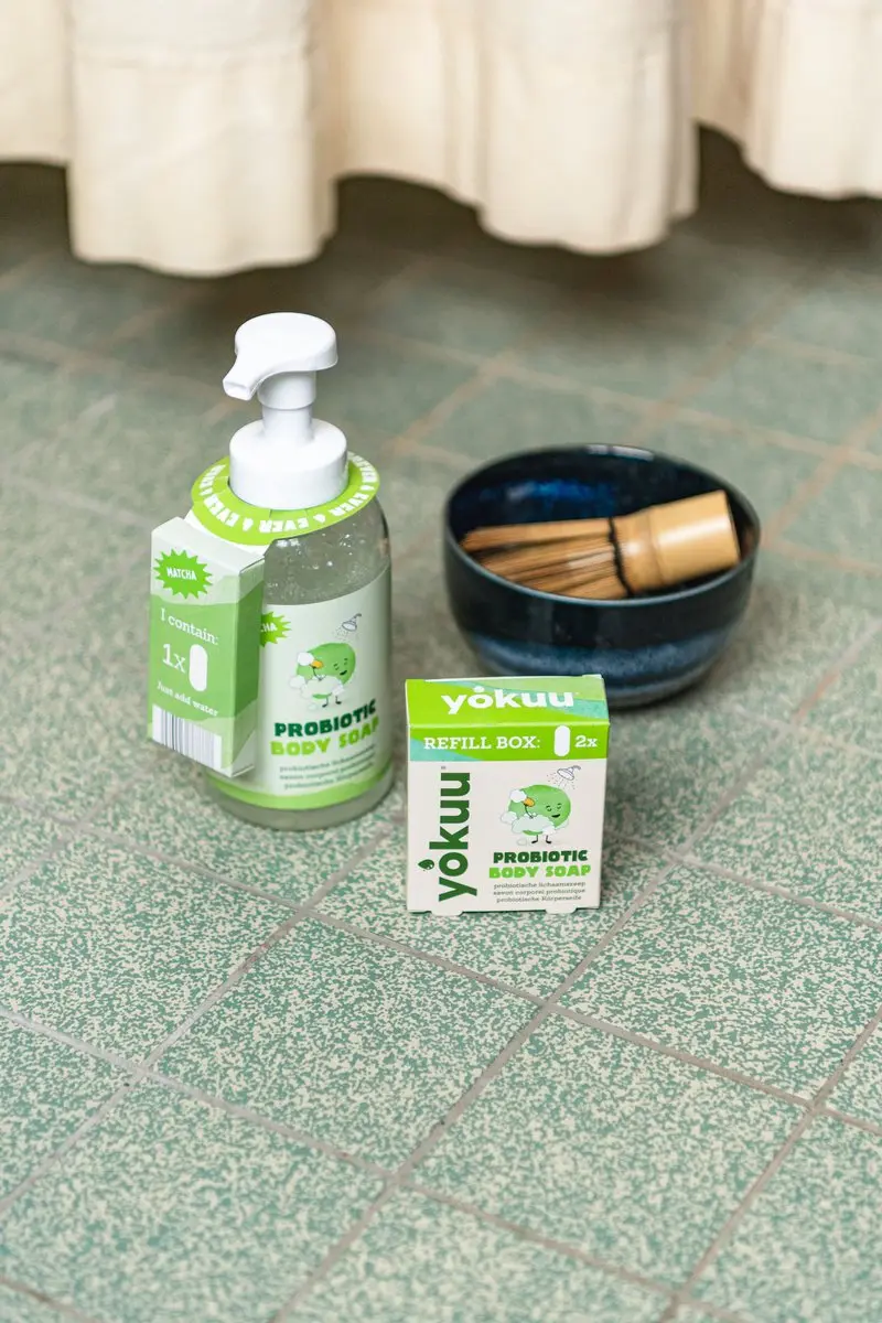 Yokuu Probiotische Body Soap Matcha - 375ml - 3 Stuks