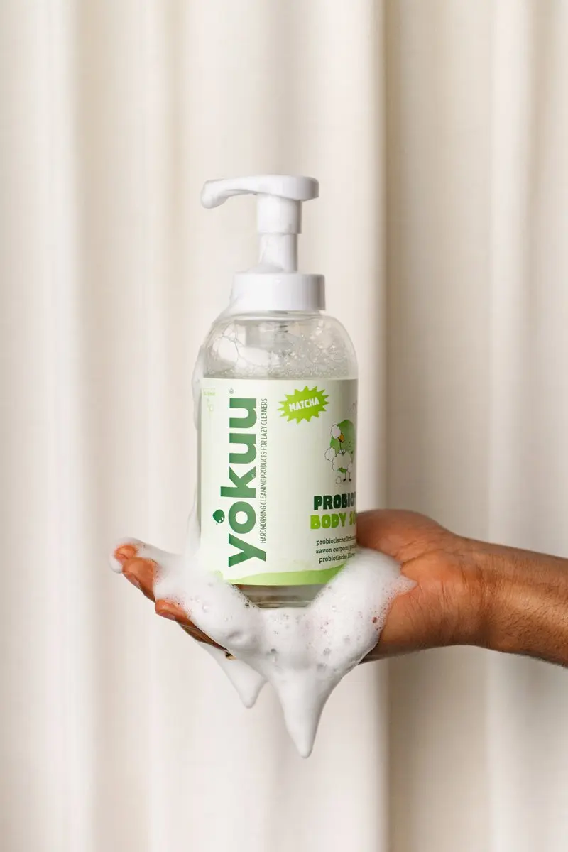 Yokuu Probiotische Body Soap Matcha - 375ml - 3 Stuks