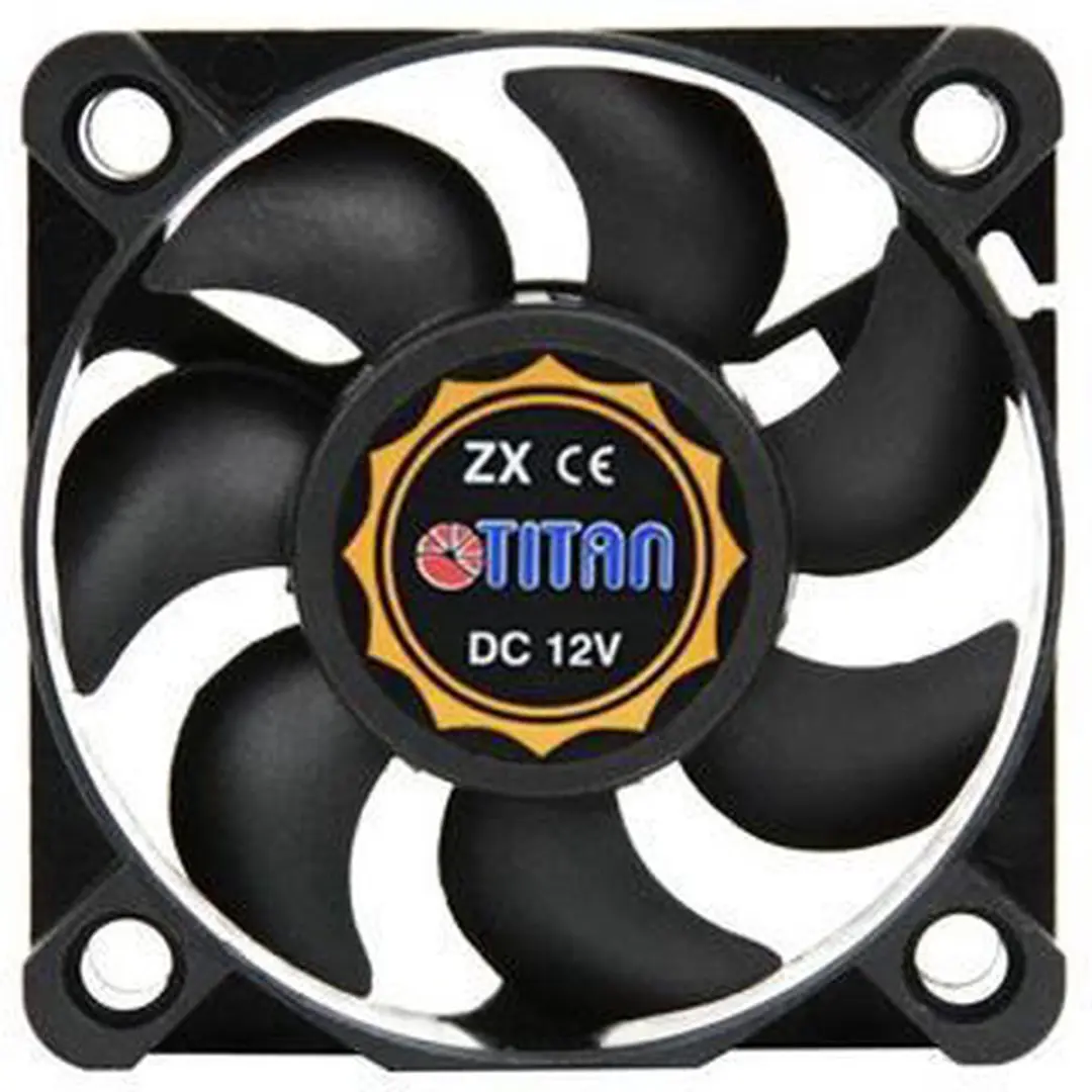 Titan TFD-5010M12Z Ventilator 5cm - Zwart - afbeelding 6 van 6