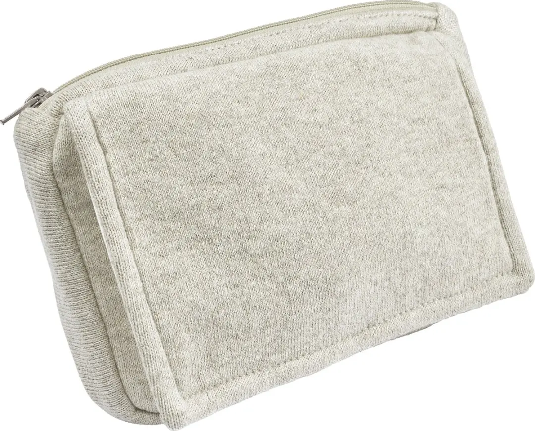 Meyco Baby Knit Basic Billendoekjesetui - Sand Melange