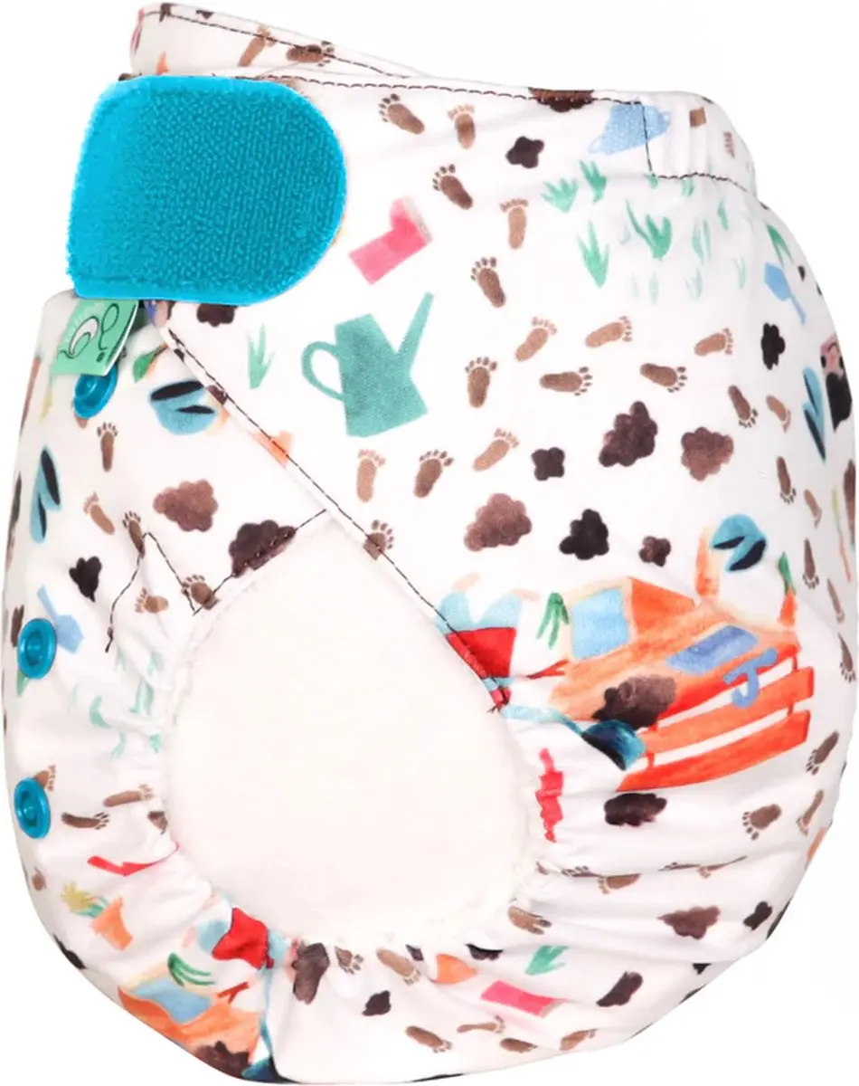 TotsBots Easyfit Mucky Pups All-in-One Luier - One Size