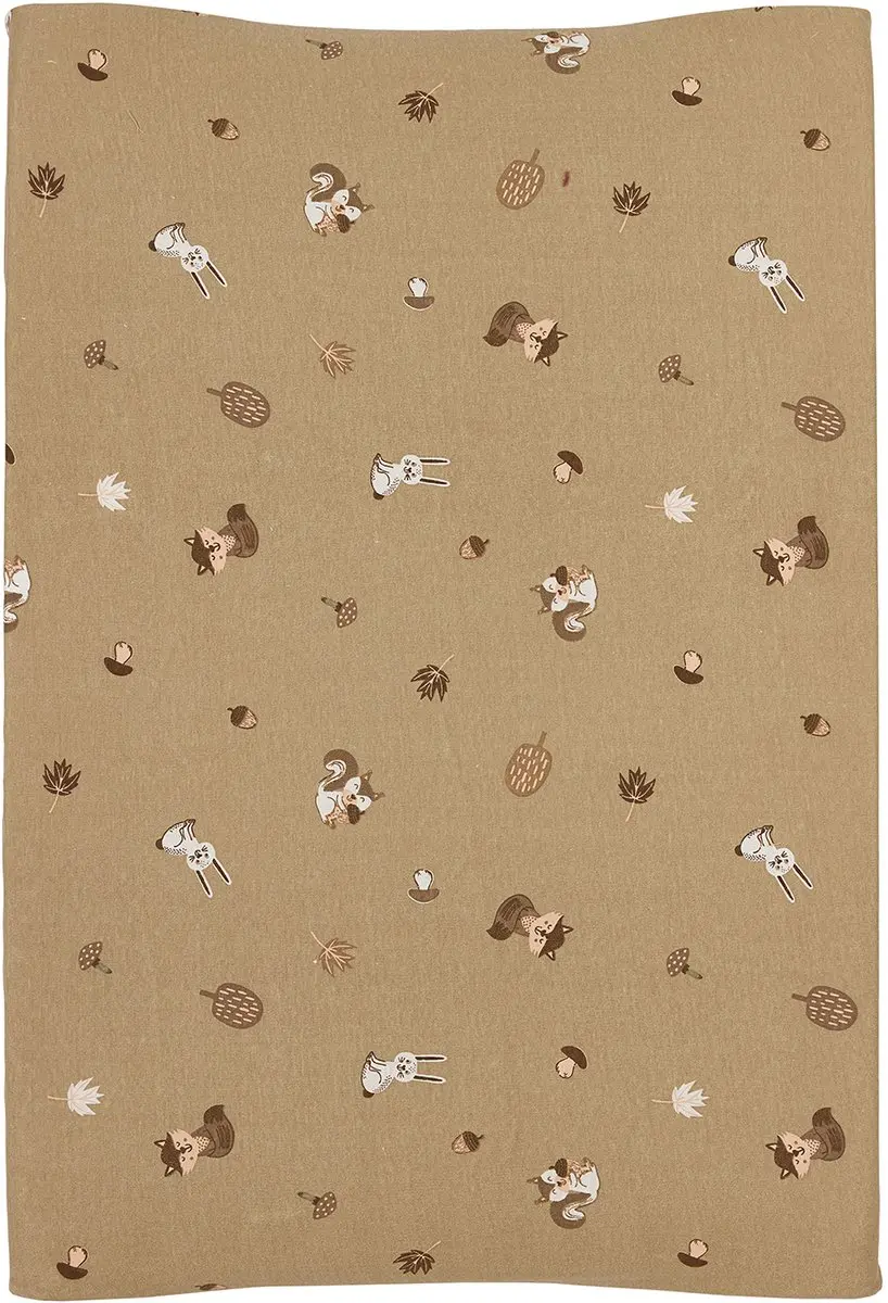 Meyco Baby Forest Animals Aankleedkussenhoes 50x70cm - Sand
