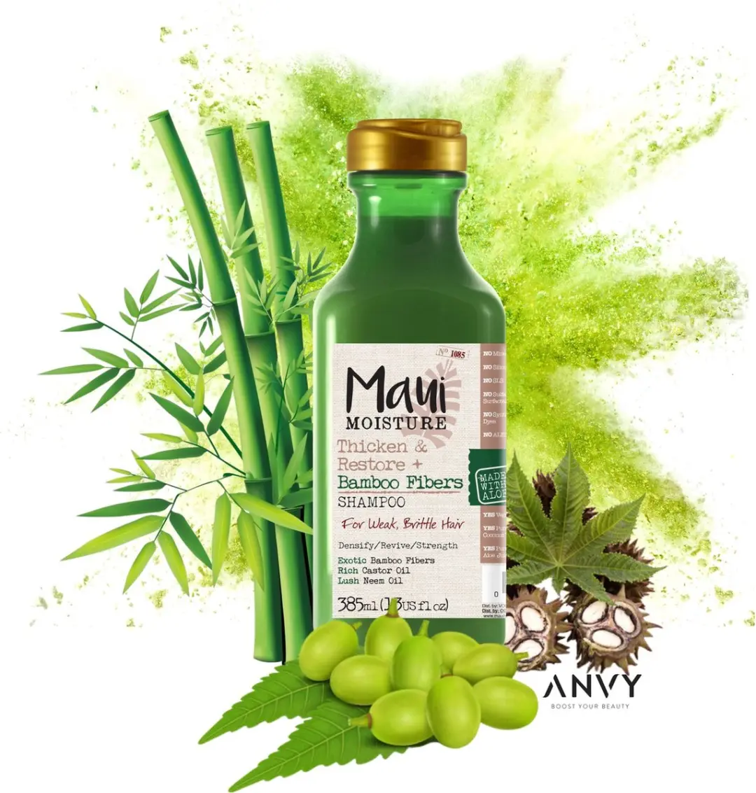 Maui Herstellende Shampoo Bamboevezel 385ml