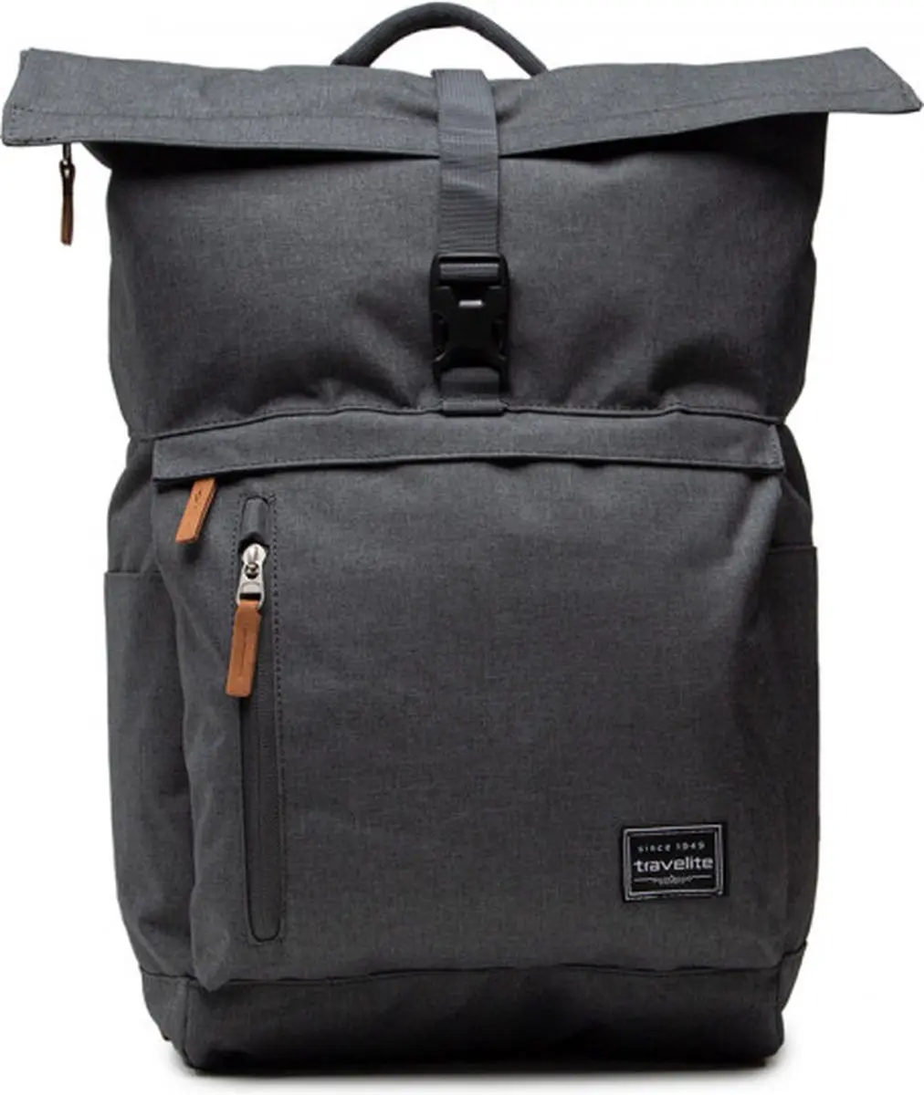 Travelite Basics Rollup Backpack 096310-05 - 15.6 inch - Anthraciet