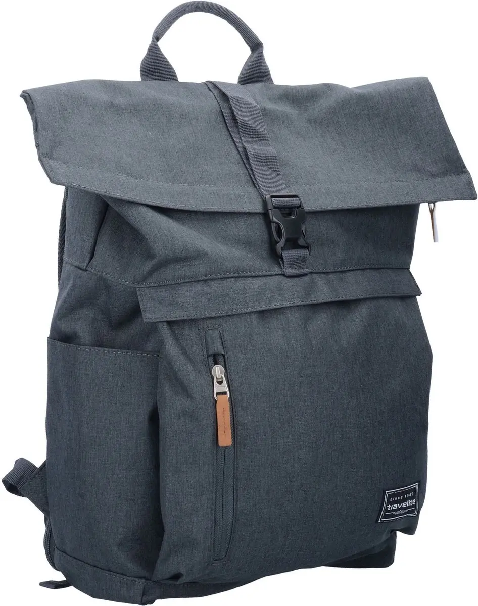 Travelite Basics Rollup Backpack 096310-05 - 15.6 inch - Anthraciet