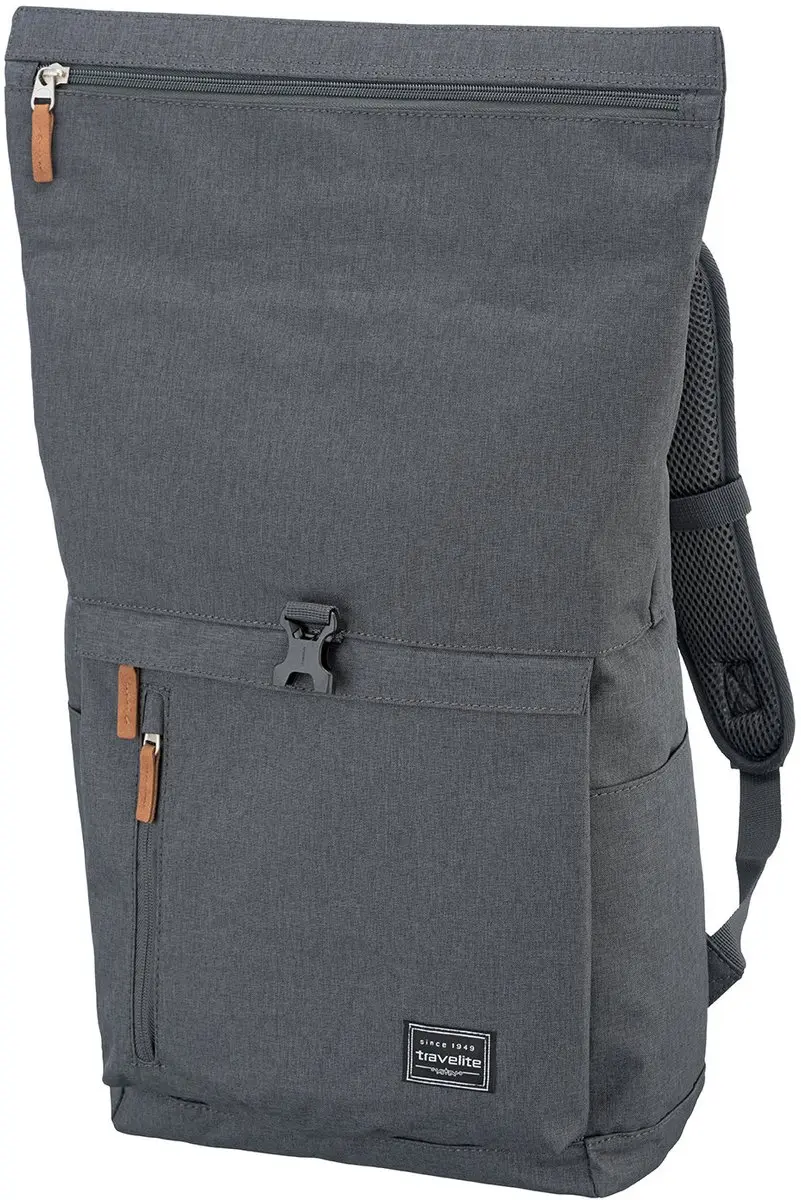 Travelite Basics Rollup Backpack 096310-05 - 15.6 inch - Anthraciet - afbeelding 6 van 6