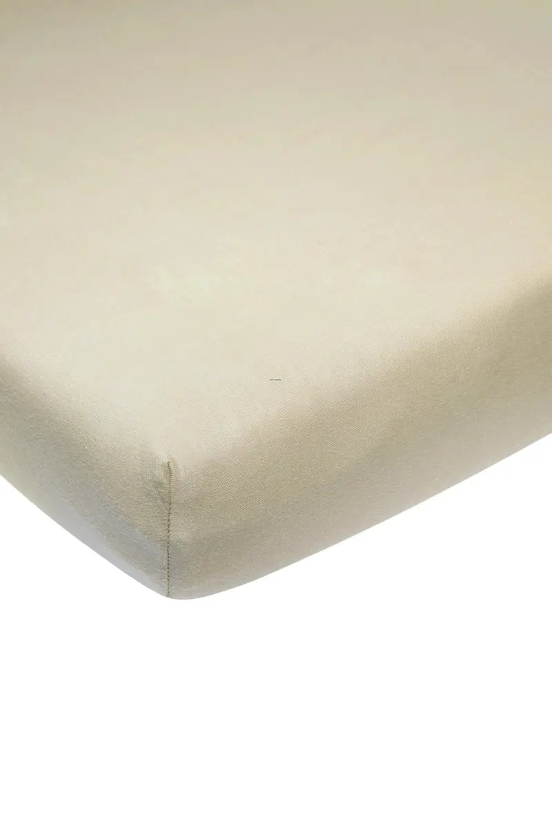 Meyco Baby Uni Hoeslaken Wieg Sand 40x80/90cm