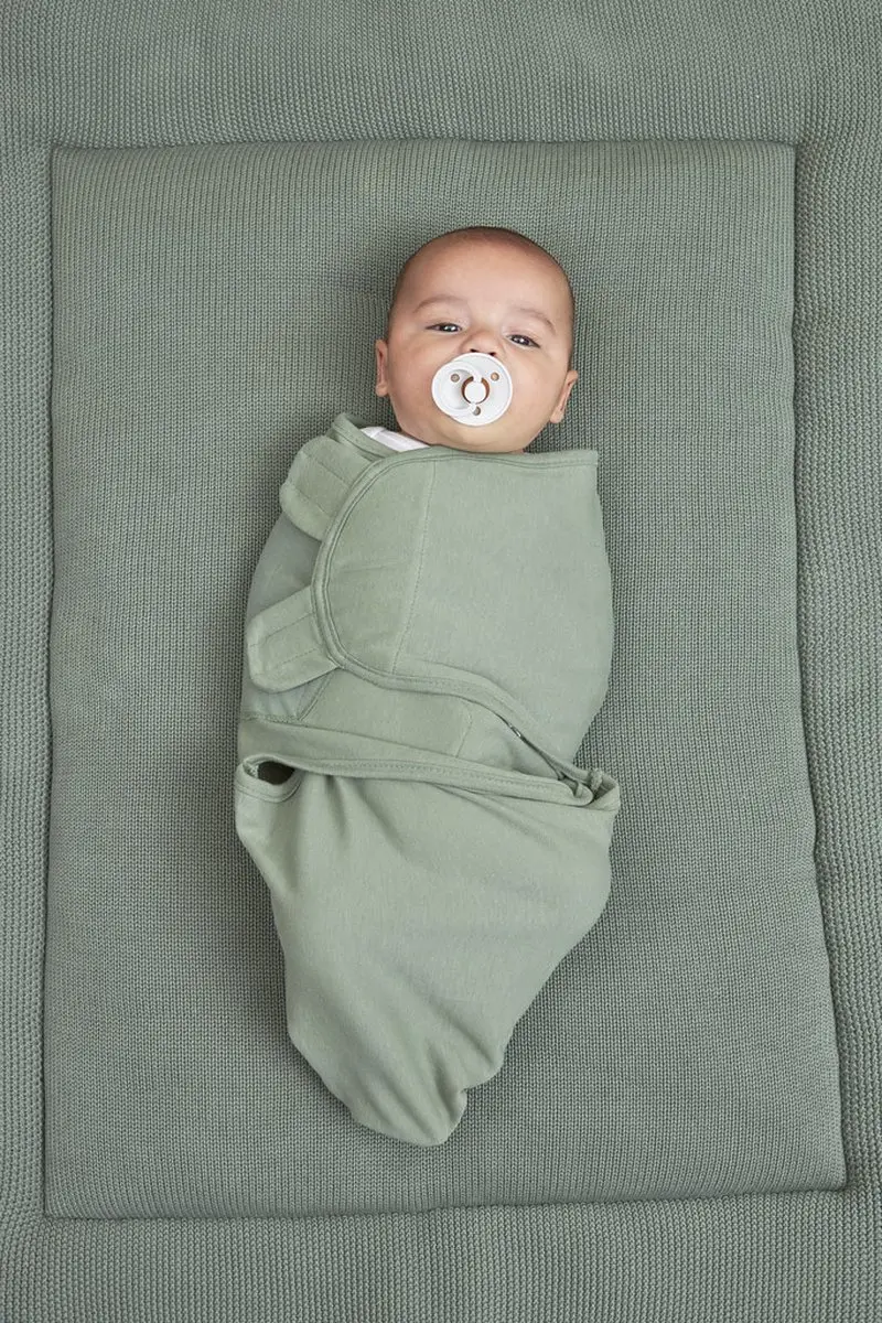 Meyco Baby SwaddleMeyco Inbakerdoek 0-3 maanden 1.0 TOG - Forest Green