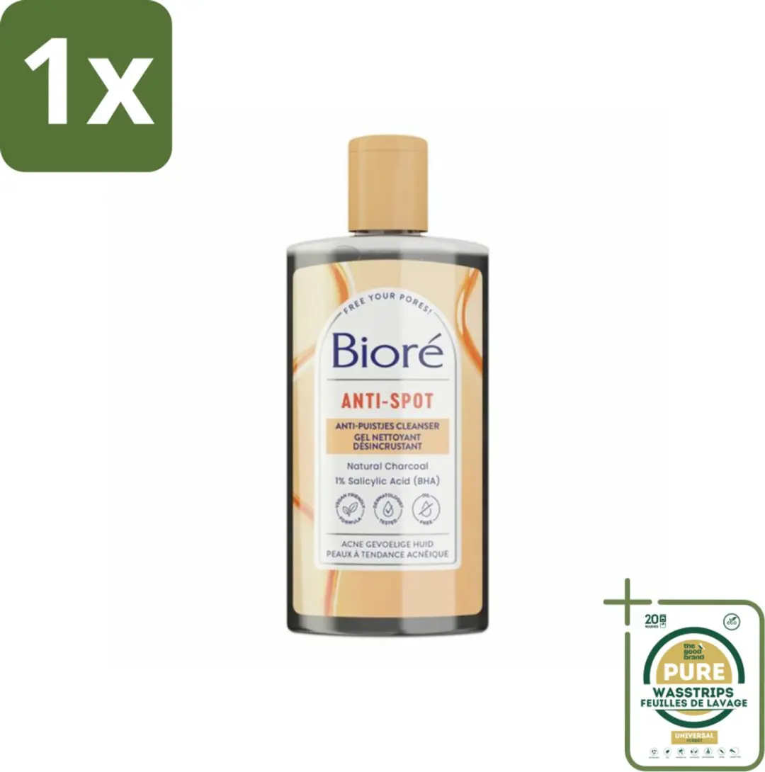 Bioré Houtskool Anti-Puistjes Reinigingsgel 200ml
