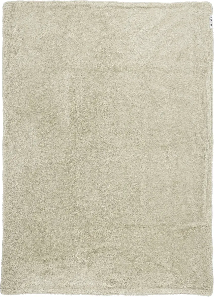 Meyco Baby Knit Basic Ledikantdeken Sand Melange 100x150cm - 2.0 TOG