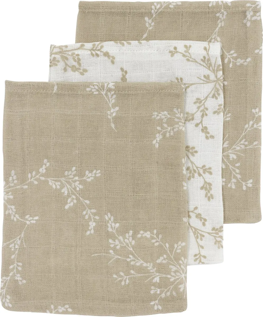 Meyco Baby Branches Washandjes 3 Stuks