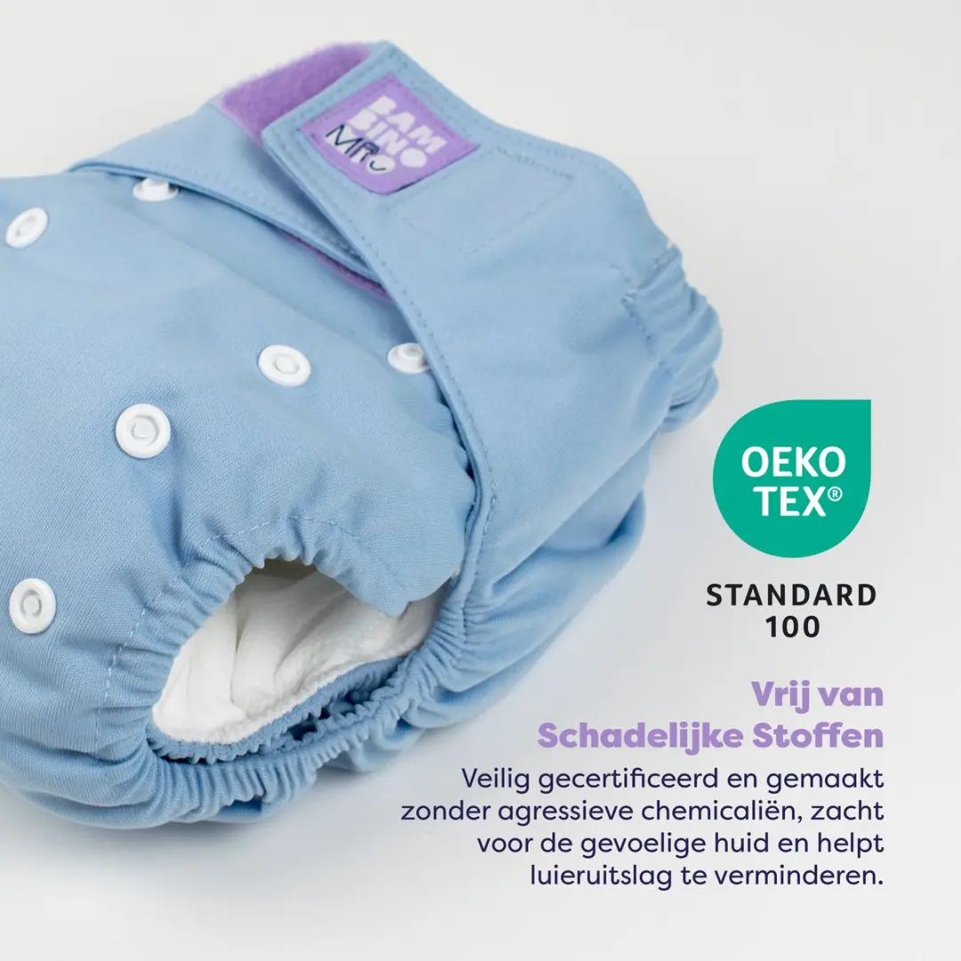 Bambino Mio Herbruikbare Luiers One Size - 5 Stuks Pastel