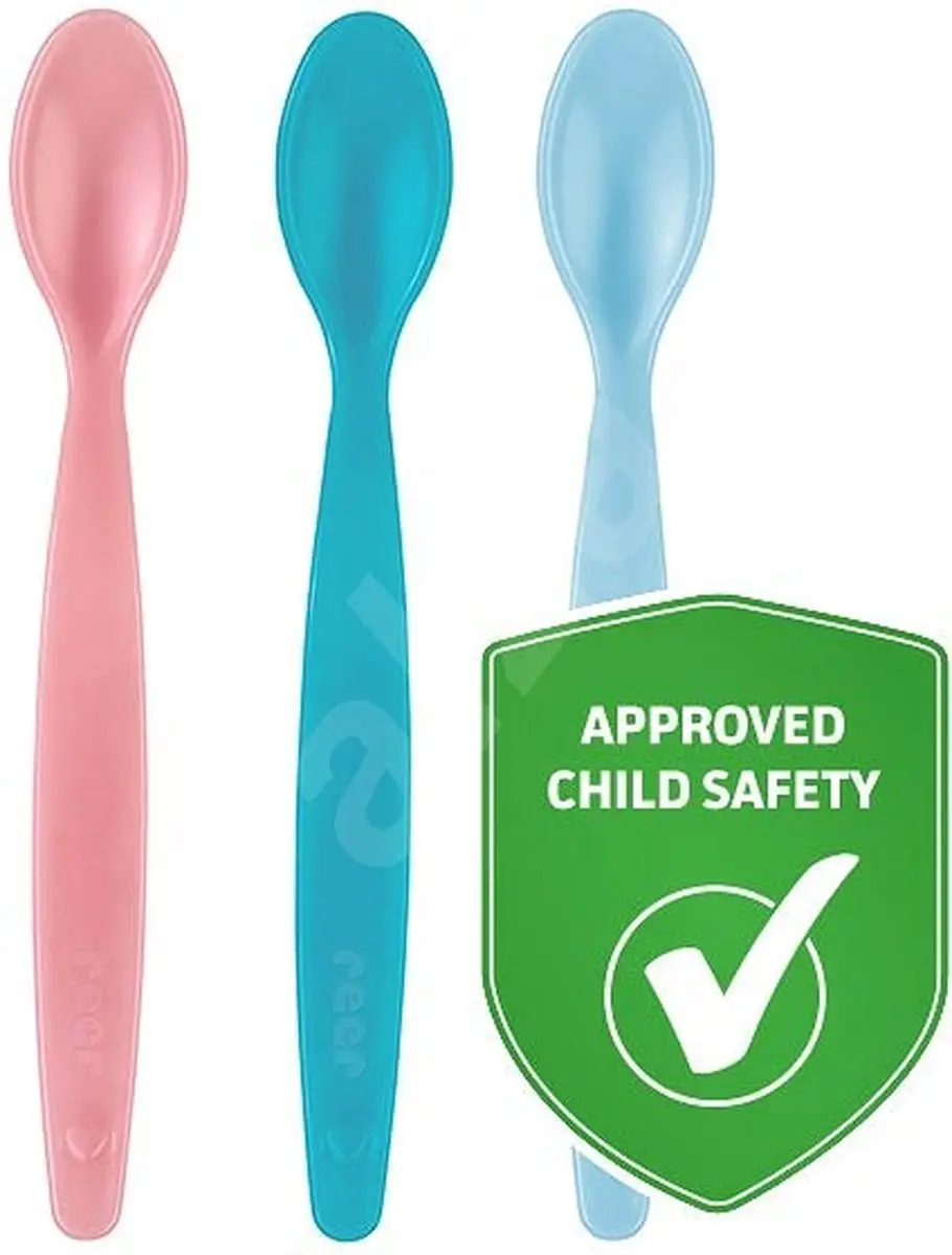 Reer Babylepels met Temperatuurindicator 3 Stuks