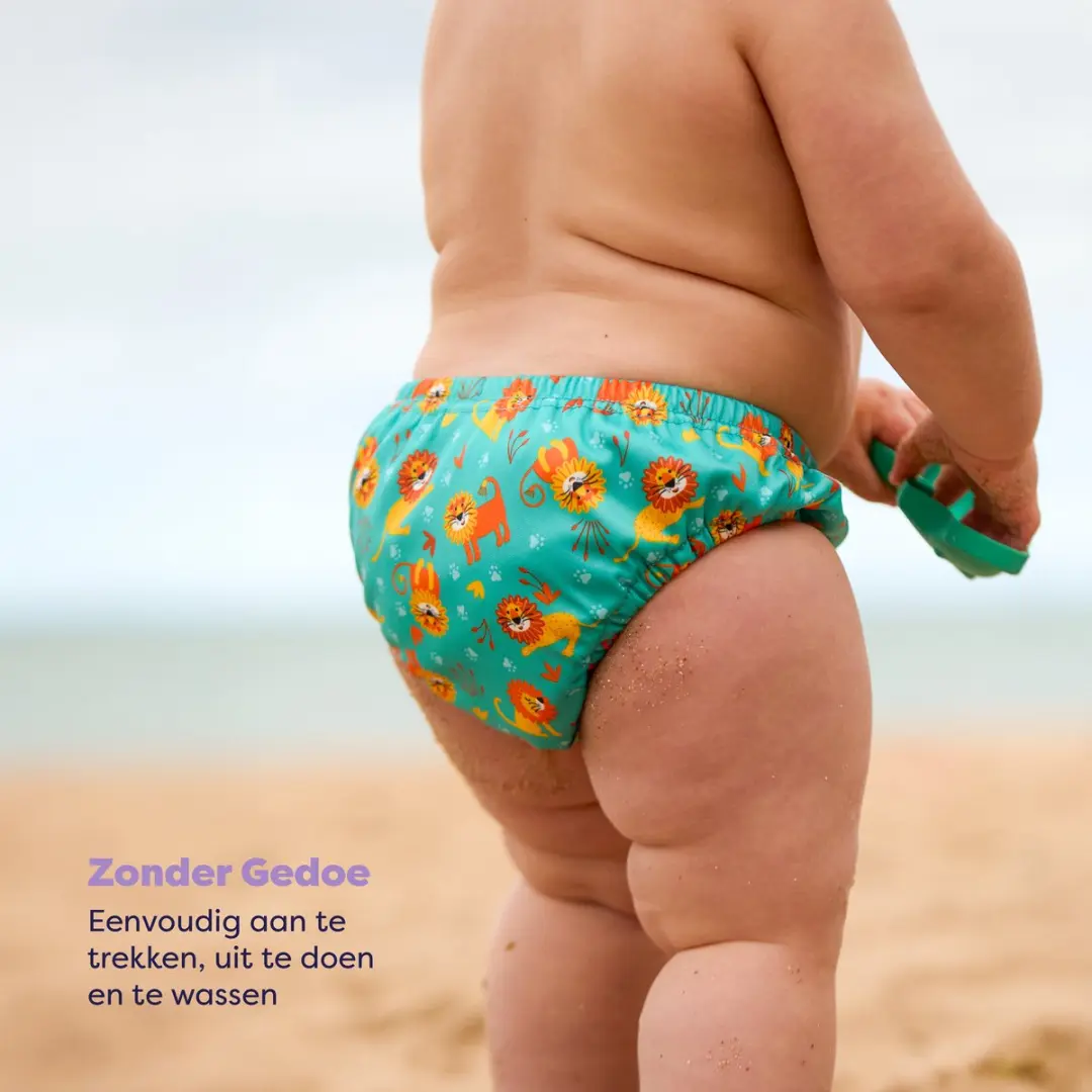 Bambino Mio Herbruikbare Zwemluier 1 - Kattenmotief