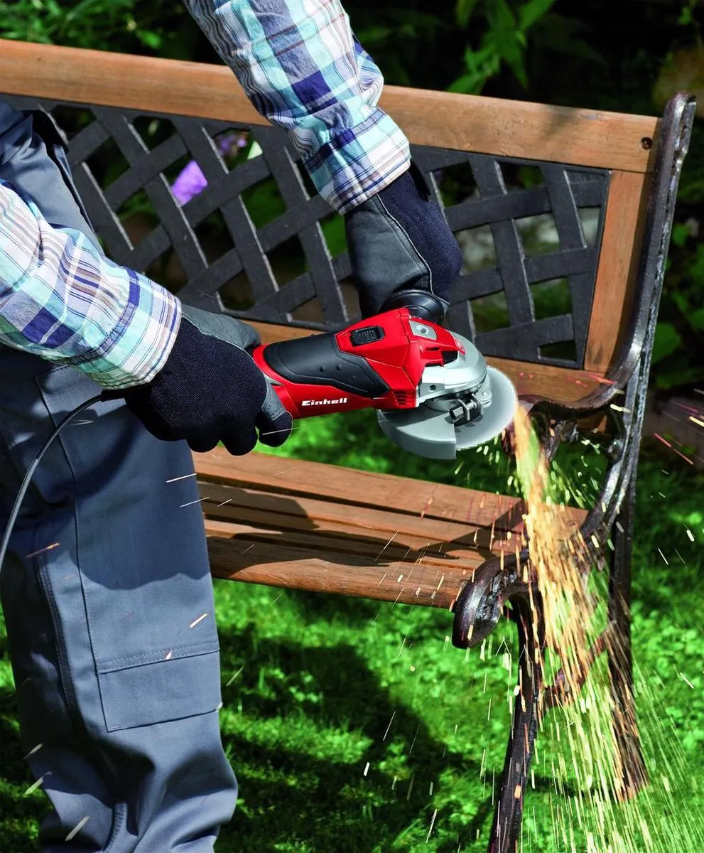 Einhell TE-AG 125 CE Haakse Slijper 1100W - 125mm Metaal - afbeelding 6 van 6