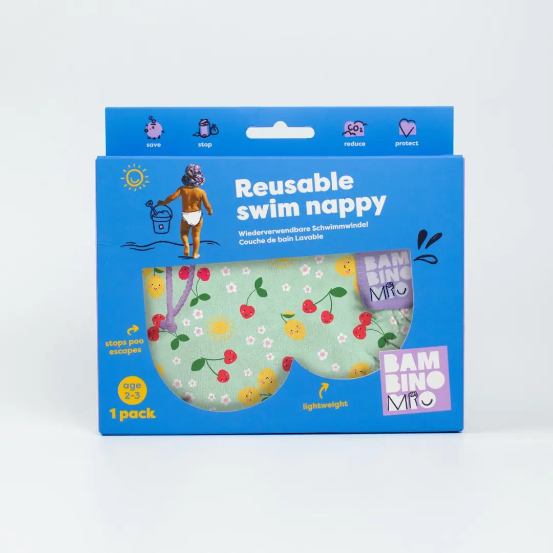 Bambino Mio Herbruikbare Zwemluier Juicy Fruit Motief - Maat 1