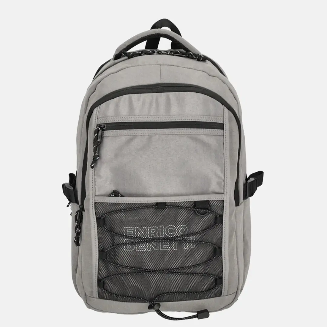 Enrico Benetti Anchorage Laptoprugzak 15 inch - Grijs - 6 Vakken - afbeelding 6 van 6