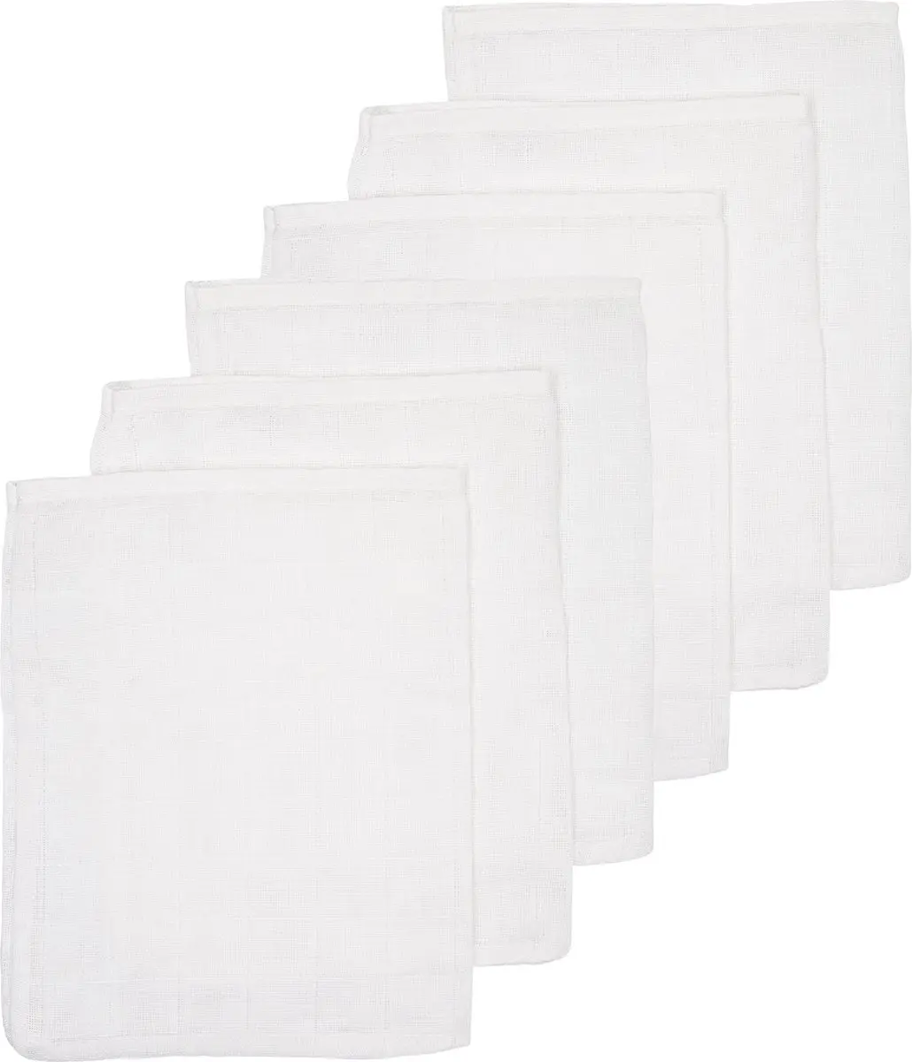 Meyco Baby Uni Washandjes 6-delig