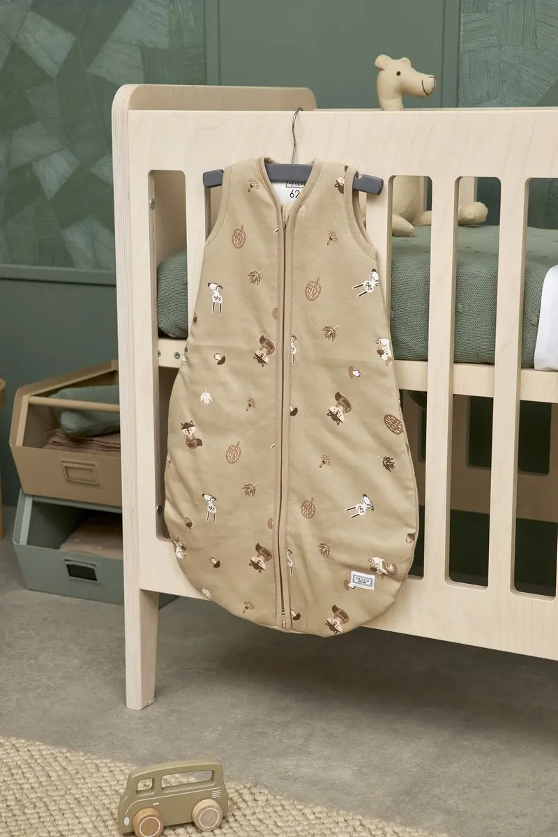 Meyco Baby Forest Animals Slaapzak - 98cm - 2.5 TOG - Sand