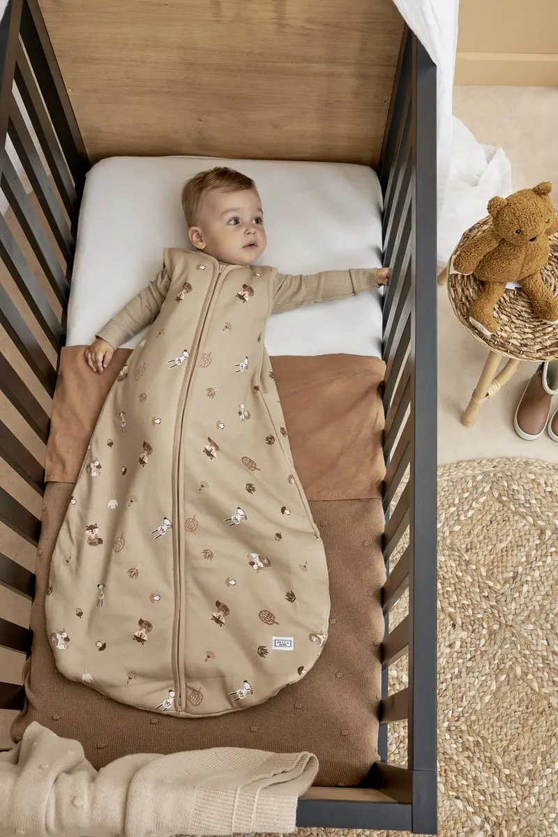 Meyco Baby Forest Animals Slaapzak - 98cm - 2.5 TOG - Sand