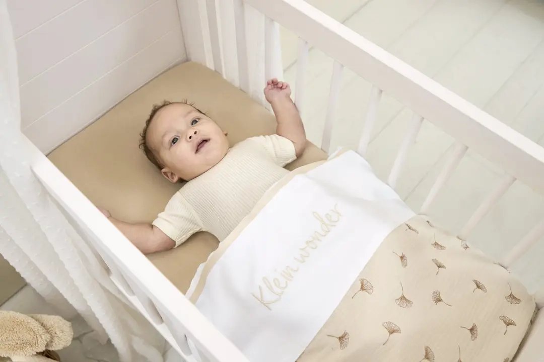 Meyco Baby Wieg Laken Soft Sand 75x100cm