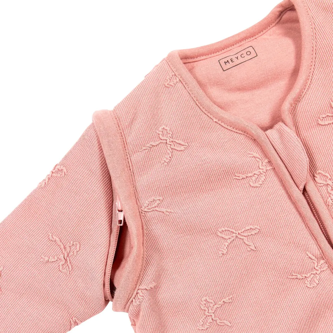 Meyco Baby Bow Slaapzak Rose 60cm - 2.5 TOG