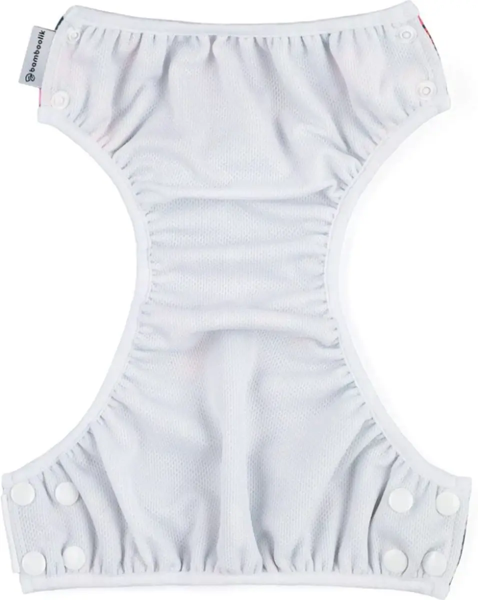 Bamboolik Wasbare Zwemluier Rocket Space - Maat S 5-9kg