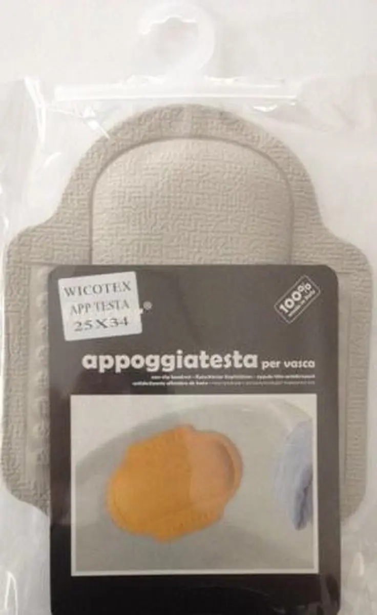 Antislip hoofdsteun grijs