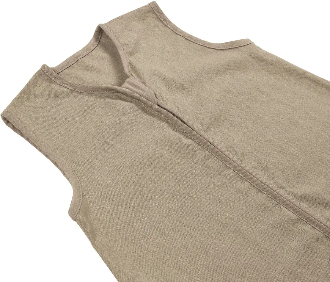 Meyco Baby Studio Collection Linnen Slaapoverall Jumper 104cm - Taupe