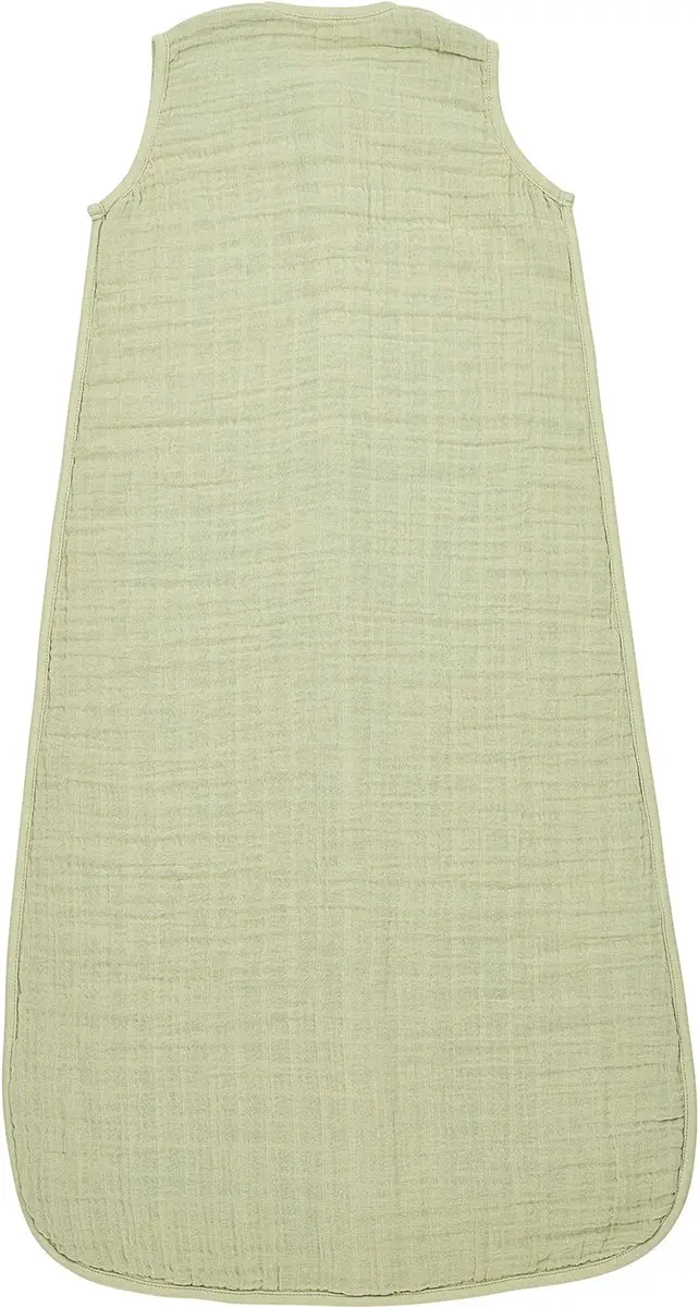 Meyco Baby Uni Babyzomerslaapzak 70cm - Soft Olive - 0.5 TOG