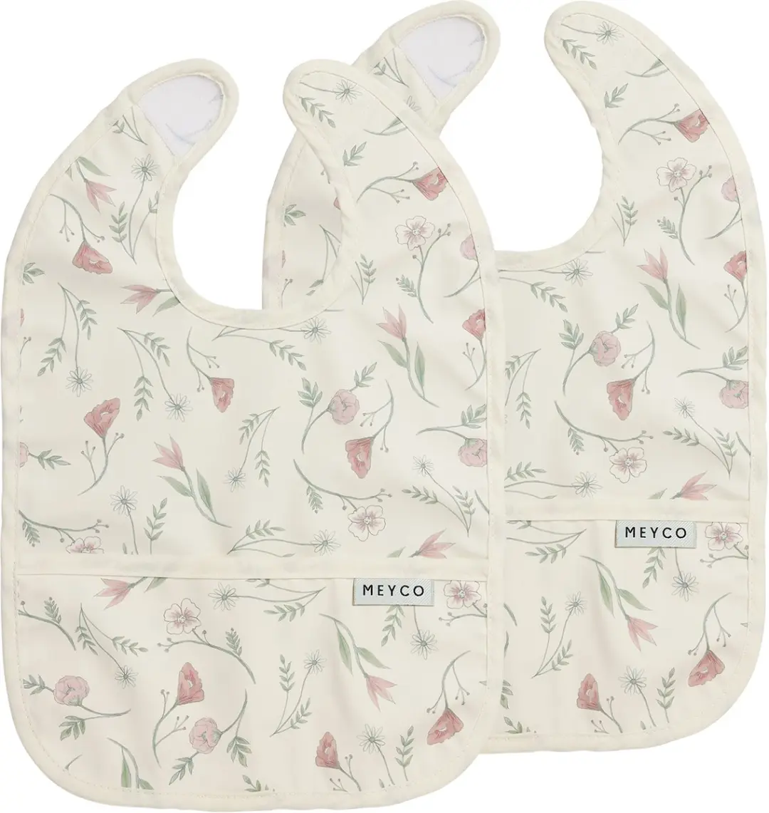 Meyco Baby Flower Slab Met Opvangbakje