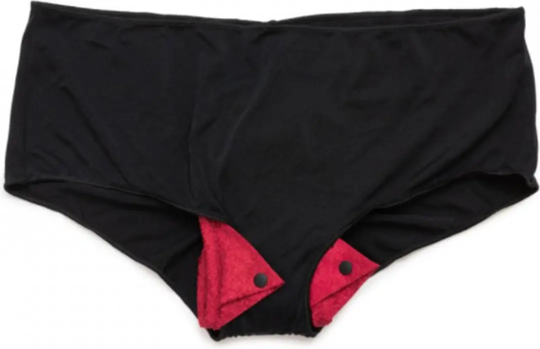 Bamboolik Bio Satin Katoen Inlegkruisjes 3 Stuks - Rood