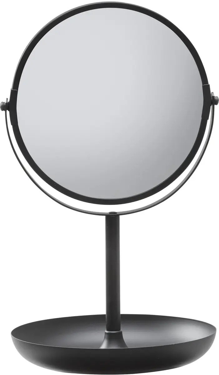 Sealskin Brix Dubbelzijdige Make-up Spiegel 18,5cm - 5x Vergrotend - Zwart - afbeelding 6 van 6