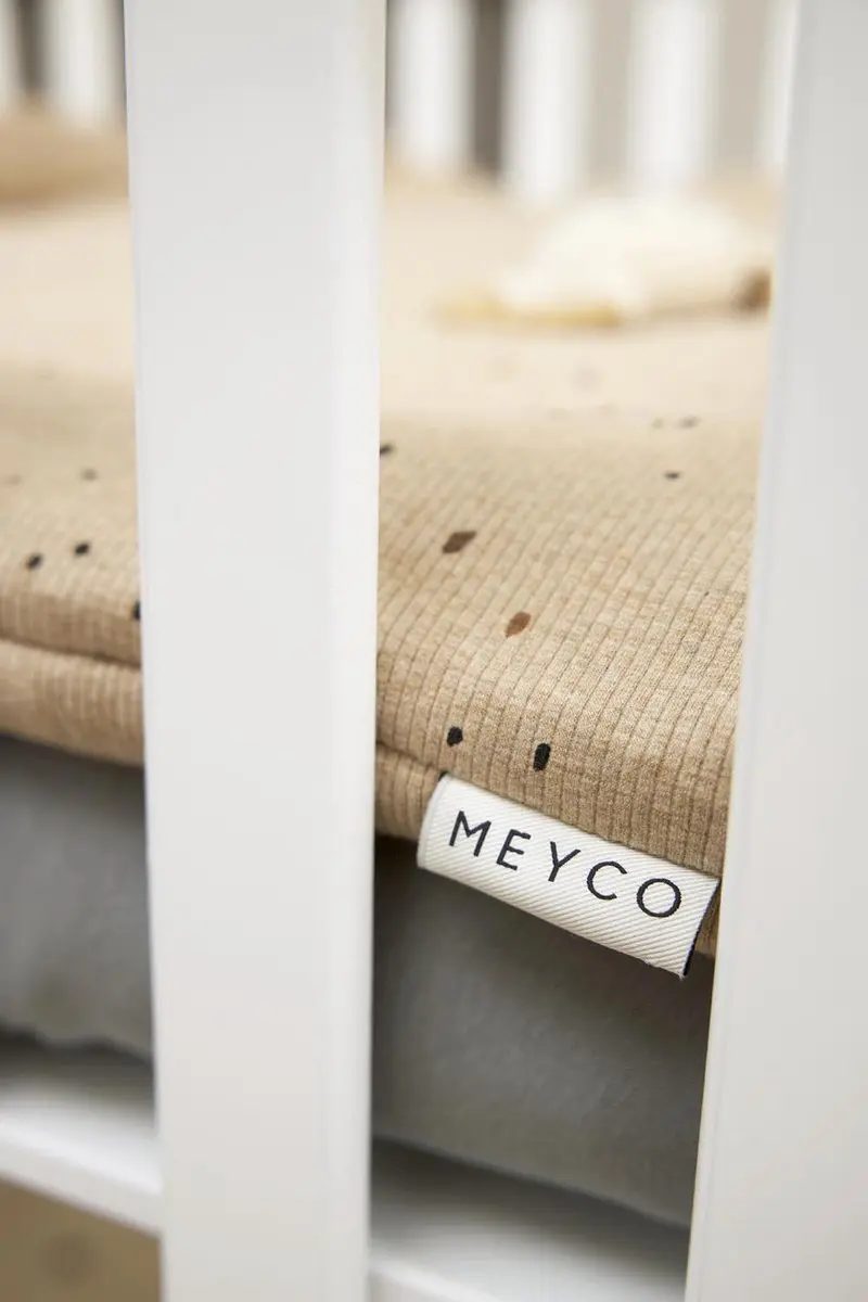Meyco Baby Uni Hoeslaken Boxmatras 75x95cm - Grijs