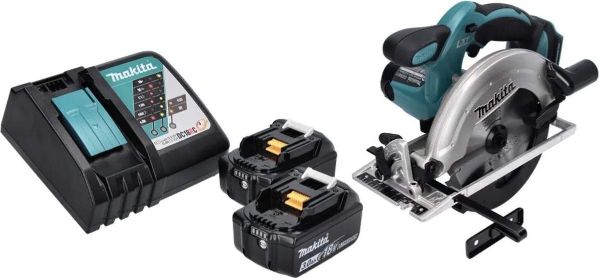 Makita DSS 611 RF Accucirkelzaag 18V - 165mm - 2x 3.0Ah Accu + Lader