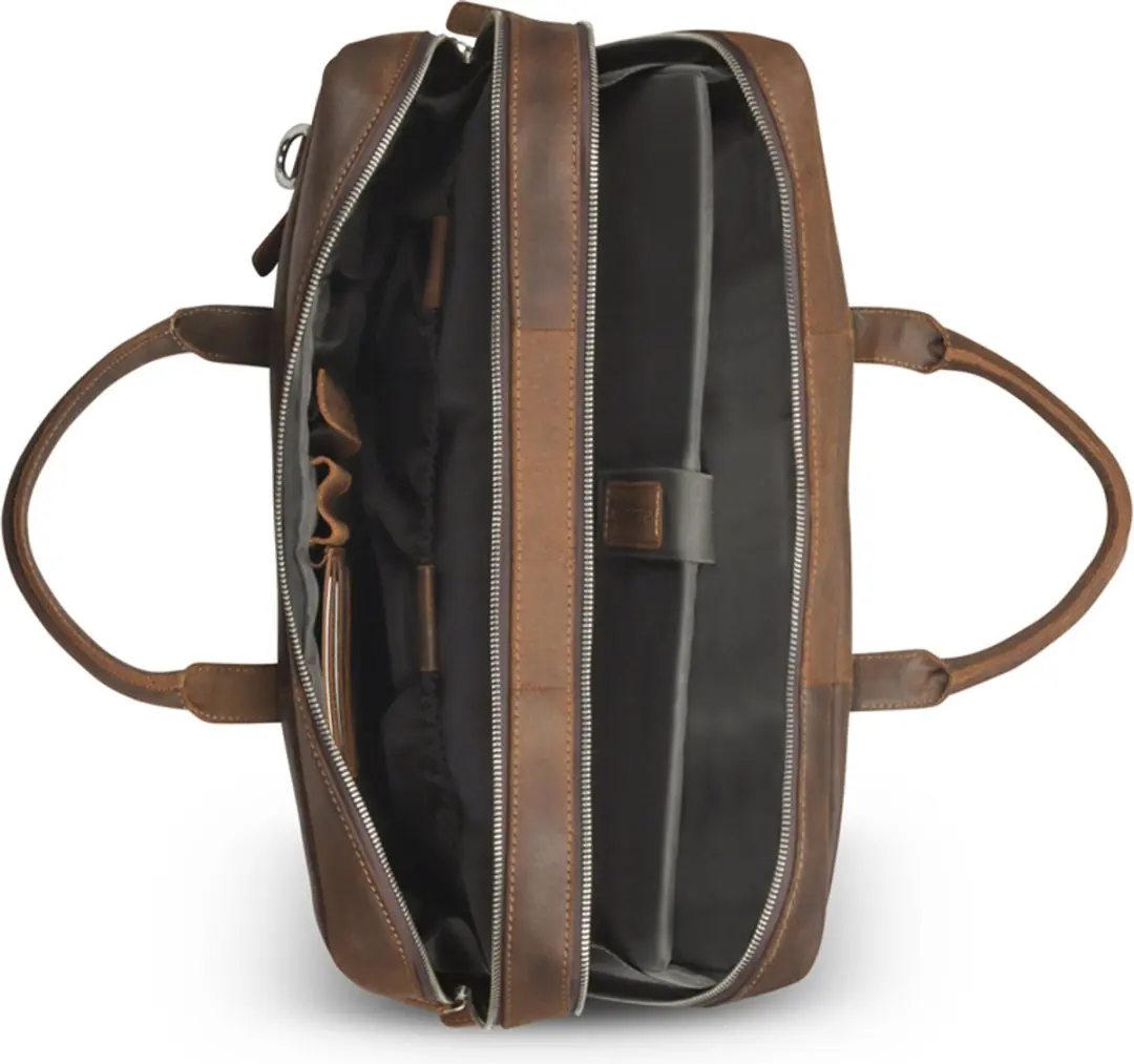 Plevier Coventry Laptoptas 16" - 6 Vakken - Bruin