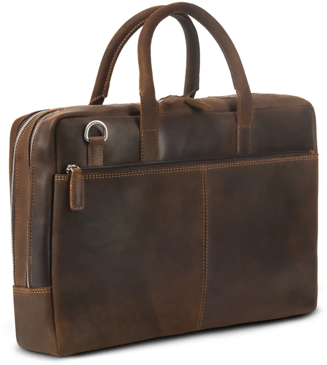 Plevier Coventry Laptoptas 16" - 6 Vakken - Bruin