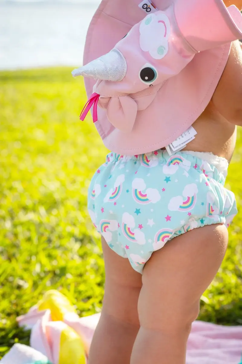 Zoocchini UV Zwemluier & Zonnehoedje Allie the Alicorn M - 2 Stuks