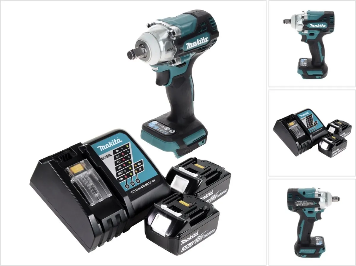 Makita DTW 300 RF Slagmoersleutel 18V 330Nm